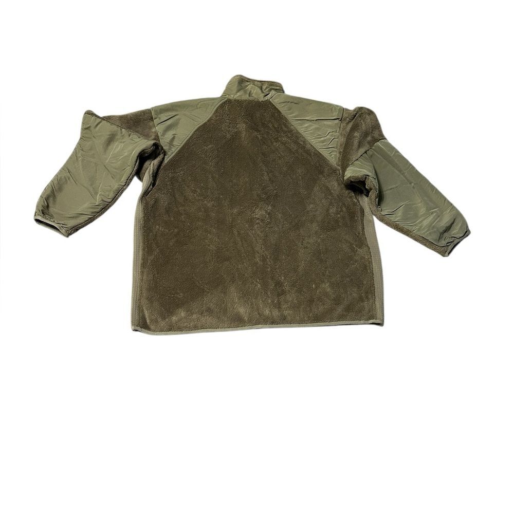 US Army Issue Gen III Cold Weather Full Zip Fleece Size XL Green - Picture 3 of 8